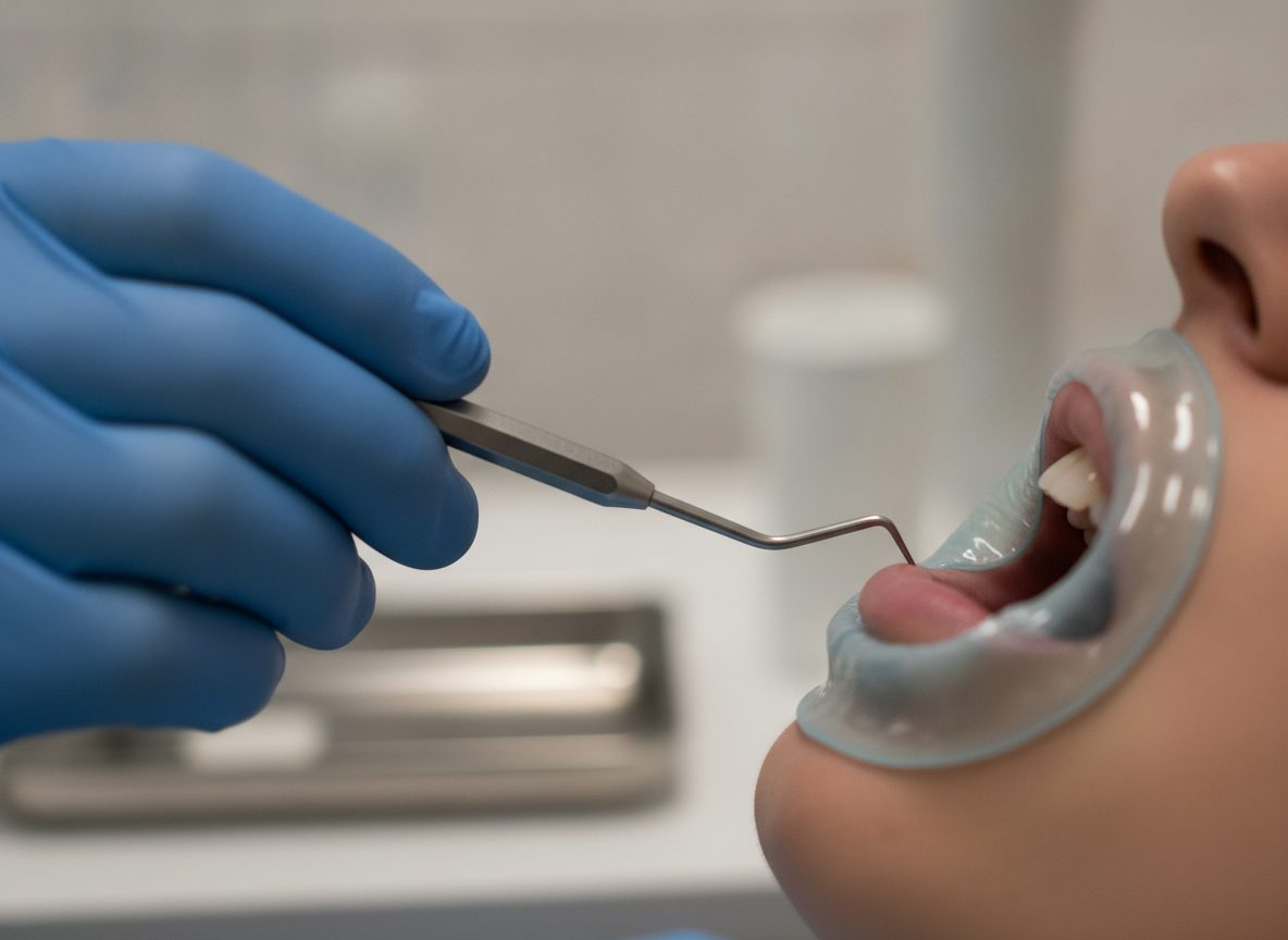 Procedimento de tratamento periodontal em consultório
